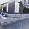 Granit gespalten Trockenmauersteine Grau Haus 40 40 40 100