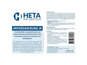 Imprägnierung W für Naturstein 5L produktinfo min