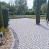 Garten mit Pflastersteine Granit Grau gespalten 1920x1920
