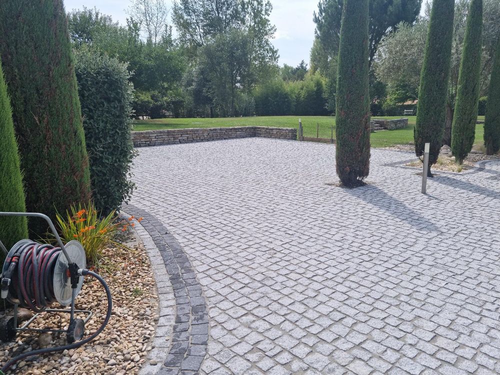 Pflasterstein Granit Grau gespalten kaufen bei HETA